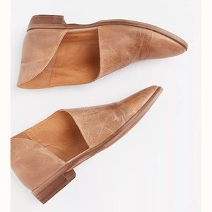 Free People Royale Flat Booties Brown size 39